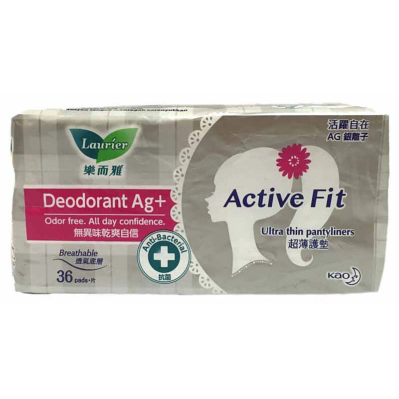 Laurier Liner Deodarant Ag+ Unscented 36S