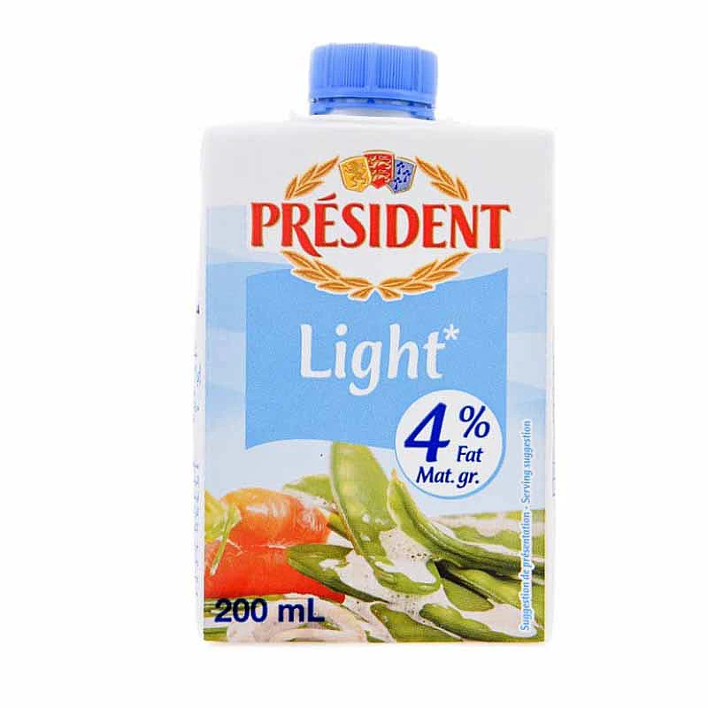President Whipping Cream Extra Light, 200ml