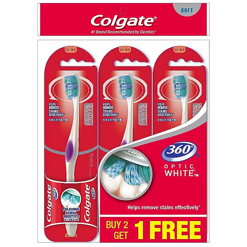 Colgate 360 Optic White Buy 2 Free 1