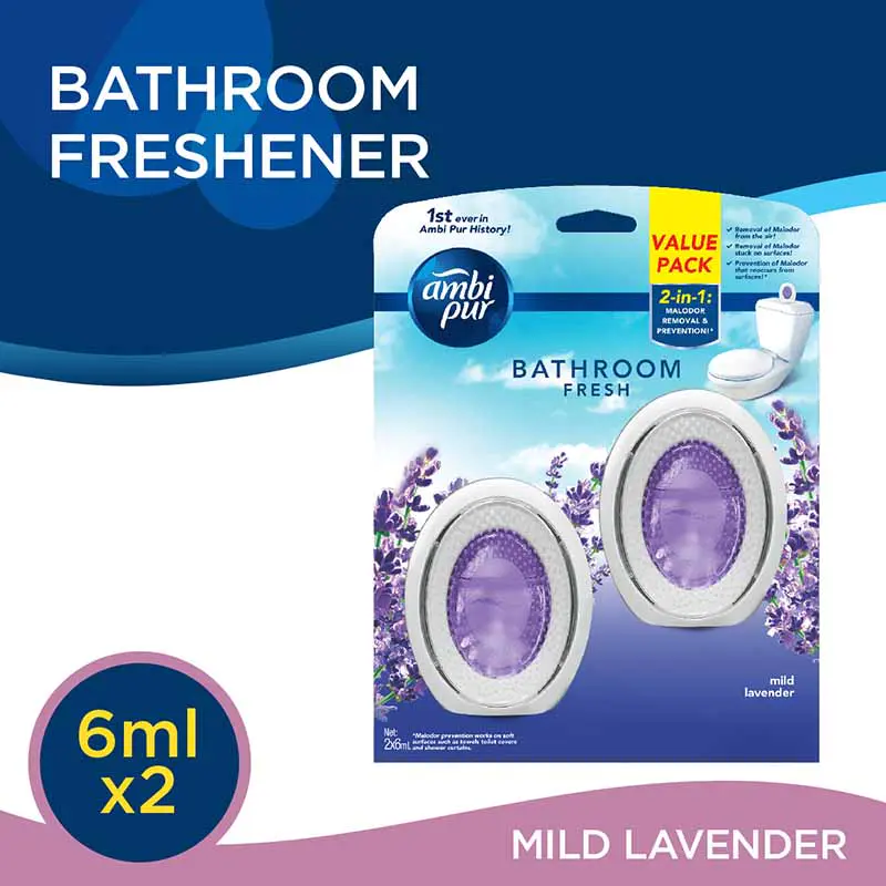 Ambi Pur Toilet Fresh Mild Lavender 2sX6ml