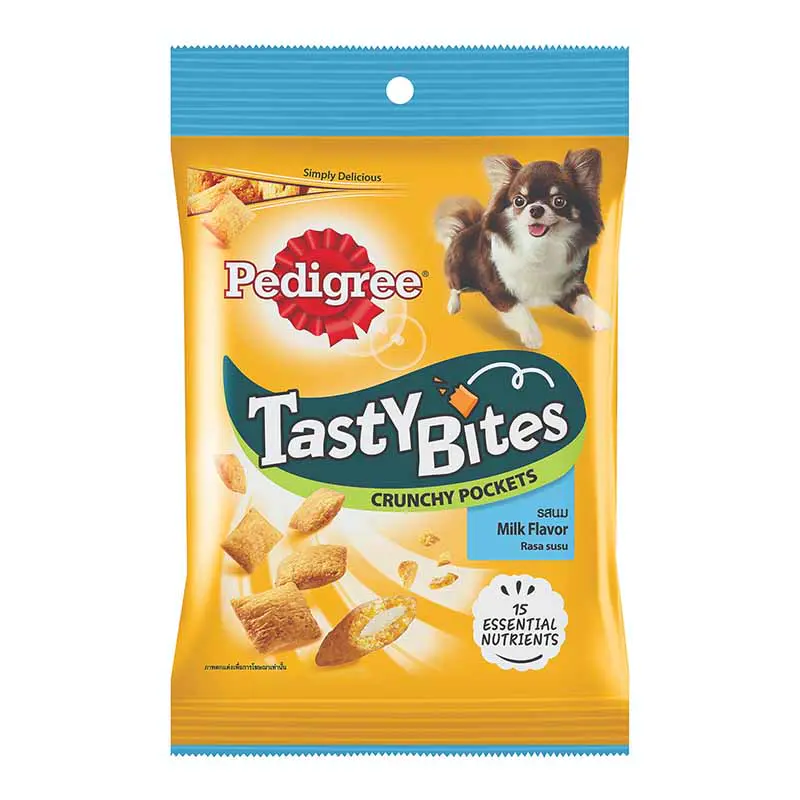 Pedigree Tasty Bites Pockets Milk 60g