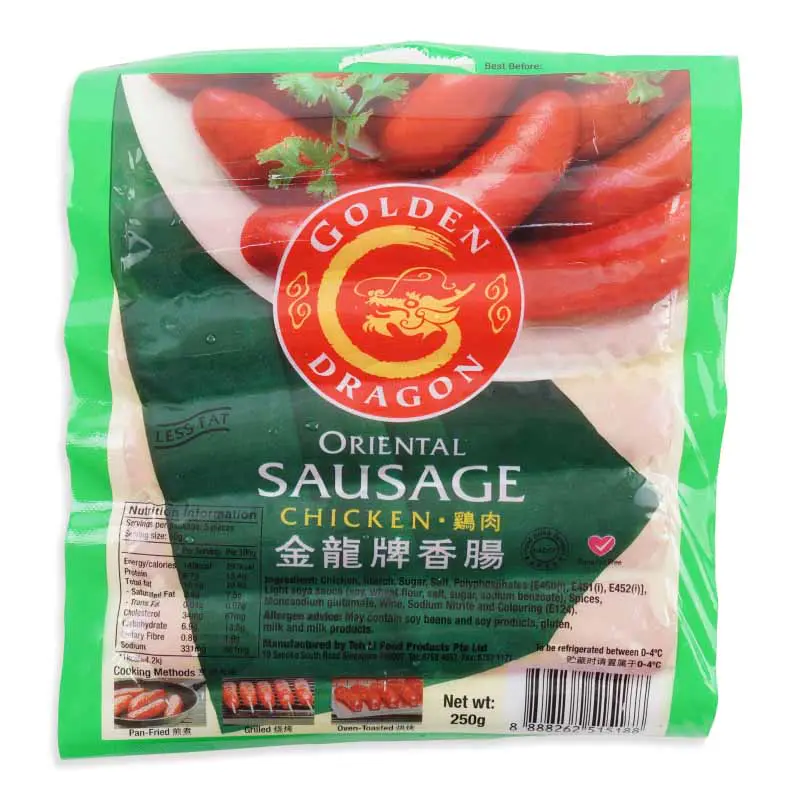 Golden Dragon Taiwan Chix Sausage, 250g