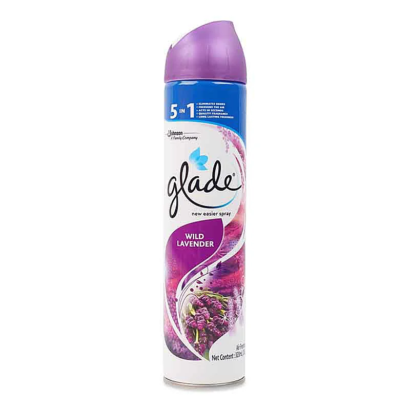 Glade Air Freshener Aerosol - Wild Lavender 320ml