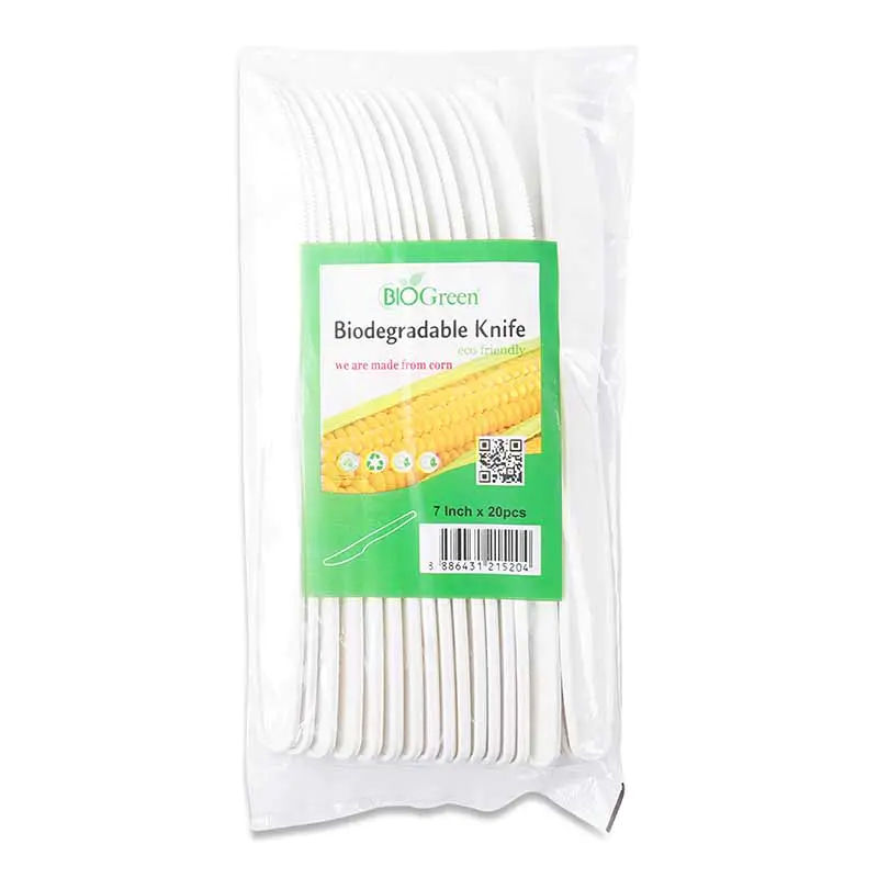 Biogreen Biodegradable Knife 7" 20pc