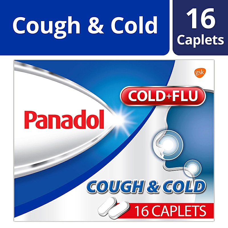 Panadol Cough & Cold, 16 caplets .