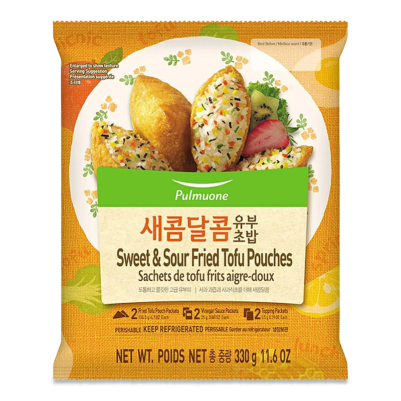 Pulmuone Fried Tofu Pouches, 0.33Kg