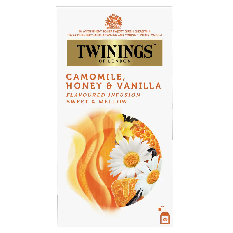 Twinings Tea Bags - Camomile, Honey & Vanilla, 25s x 2g