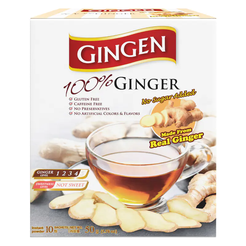 Gingen 100% Ginger Drink With No Sugar 10s X 5g