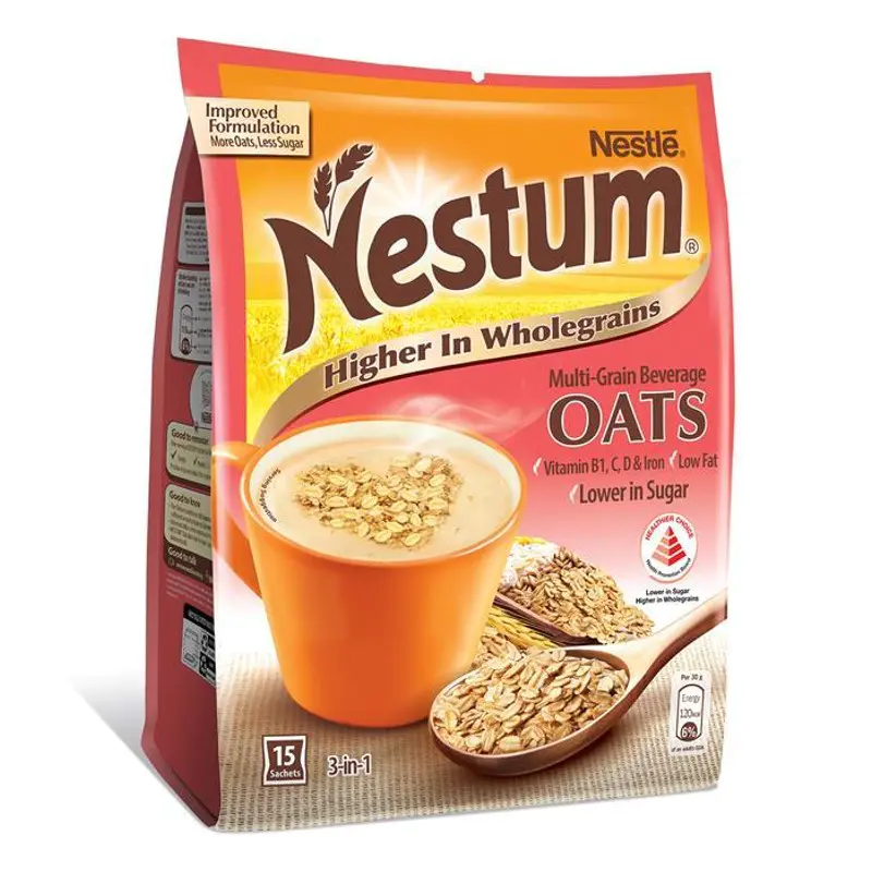 Nestum 3 In 1 Oat Cereal Milk Drink, 15 x 30g