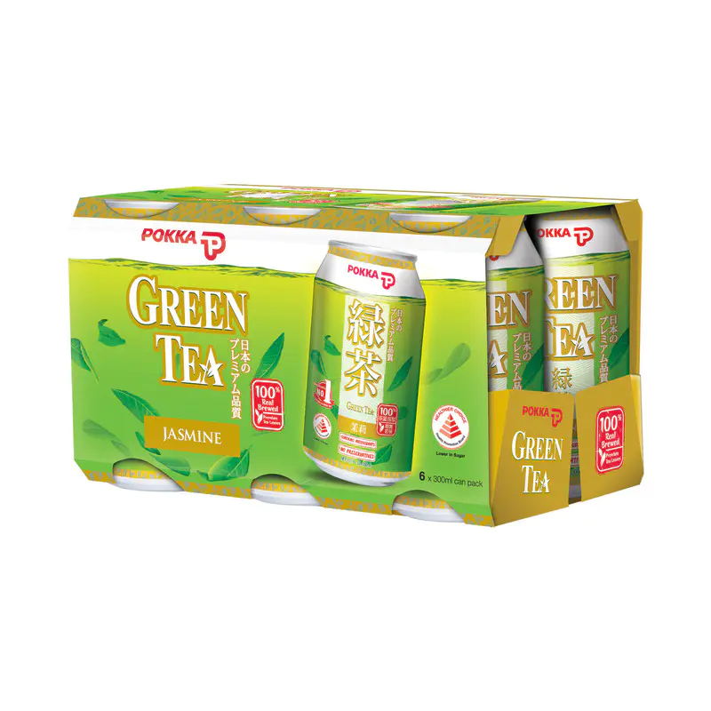 Pokka Jasmine Green Tea 6sx300ml