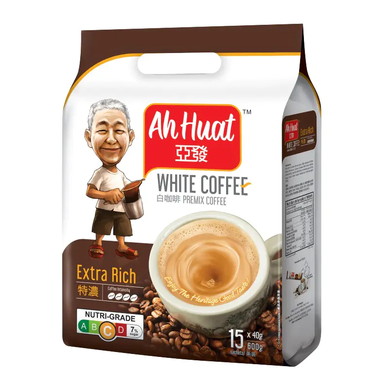 Ah Huat White Coffee Extra Rich 15Sx40G