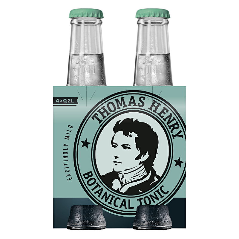 Thomas Henry Botanical Tonic Water, 4 x 200ml
