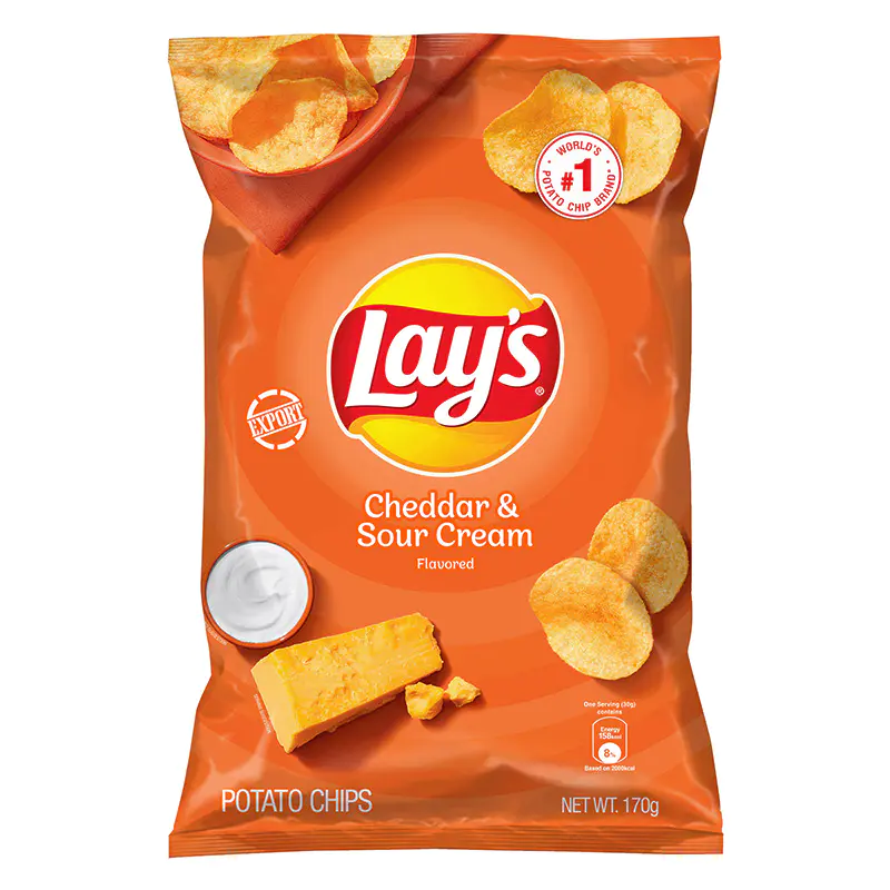 Lays Cheddar & Sour Cream 170G