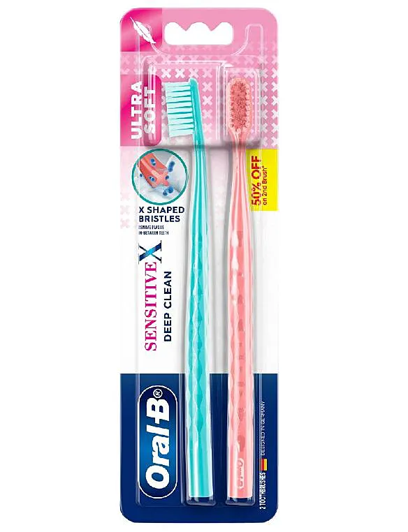 Oral-B Sensitive Deep Clean Ultra Soft Toothbrush 2S