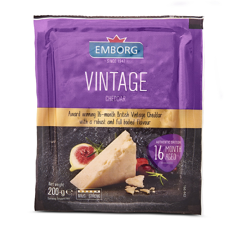 Emborg Vintage Cheddar 200g