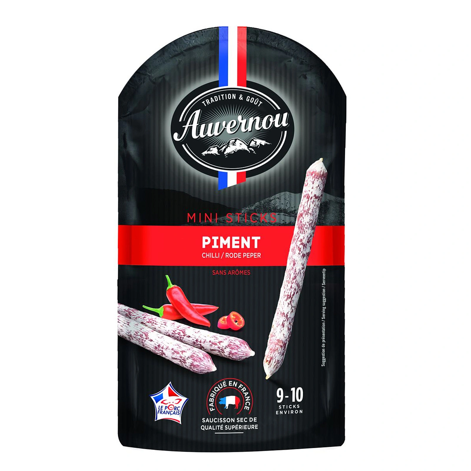 Auvernou Mini Chilli Peppers Stick France, 0.1Kg