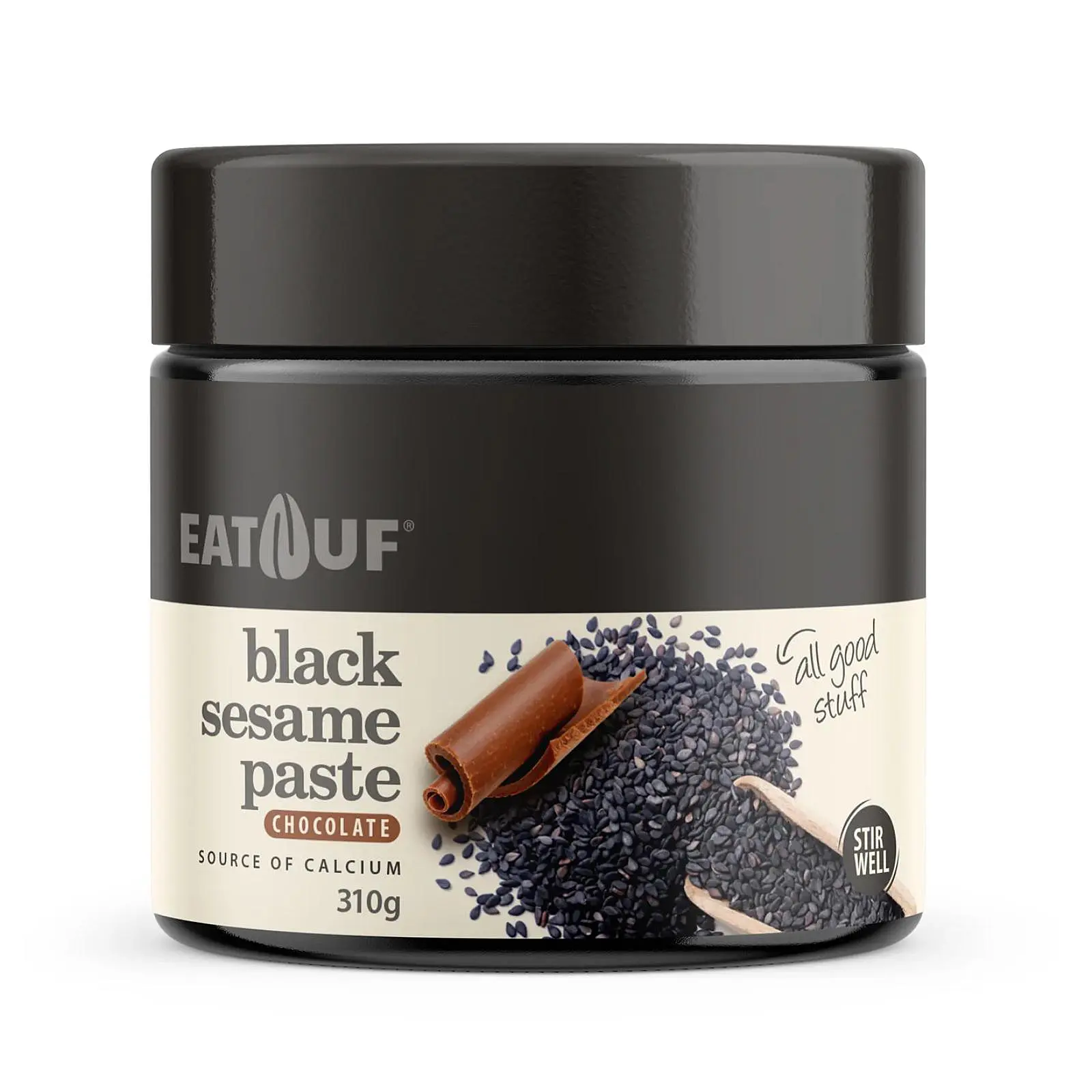 Eatnuf Black Sesame Paste Chocolate, 310g
