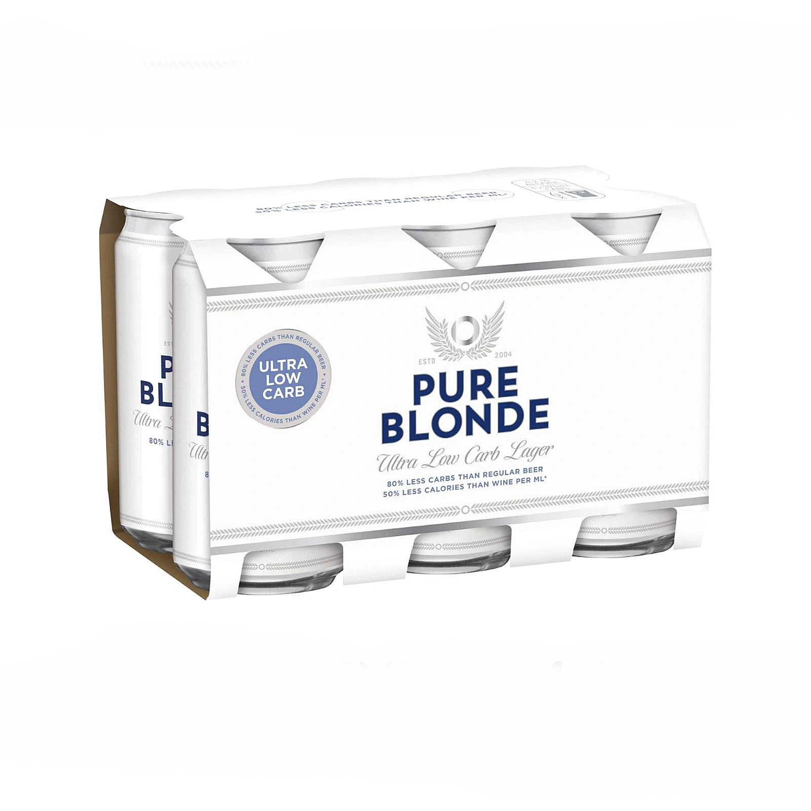 Pure Blonde Ultra Low Carb Can, 6x375ml