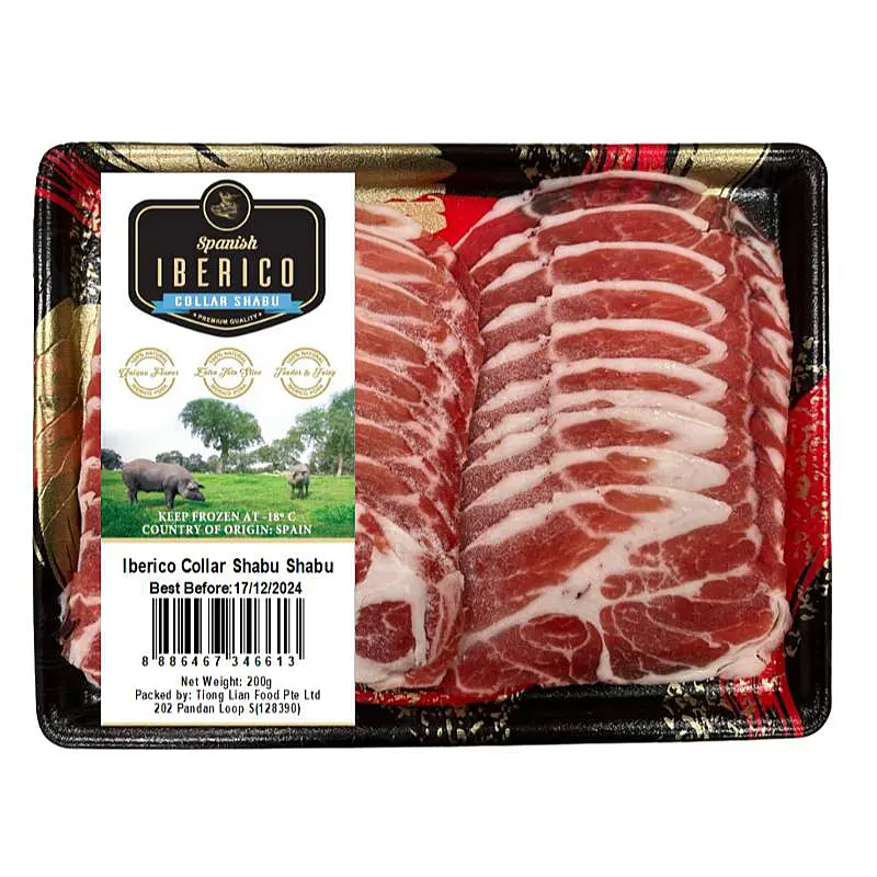 Pork Collar Iberic Shabu Spain 200g