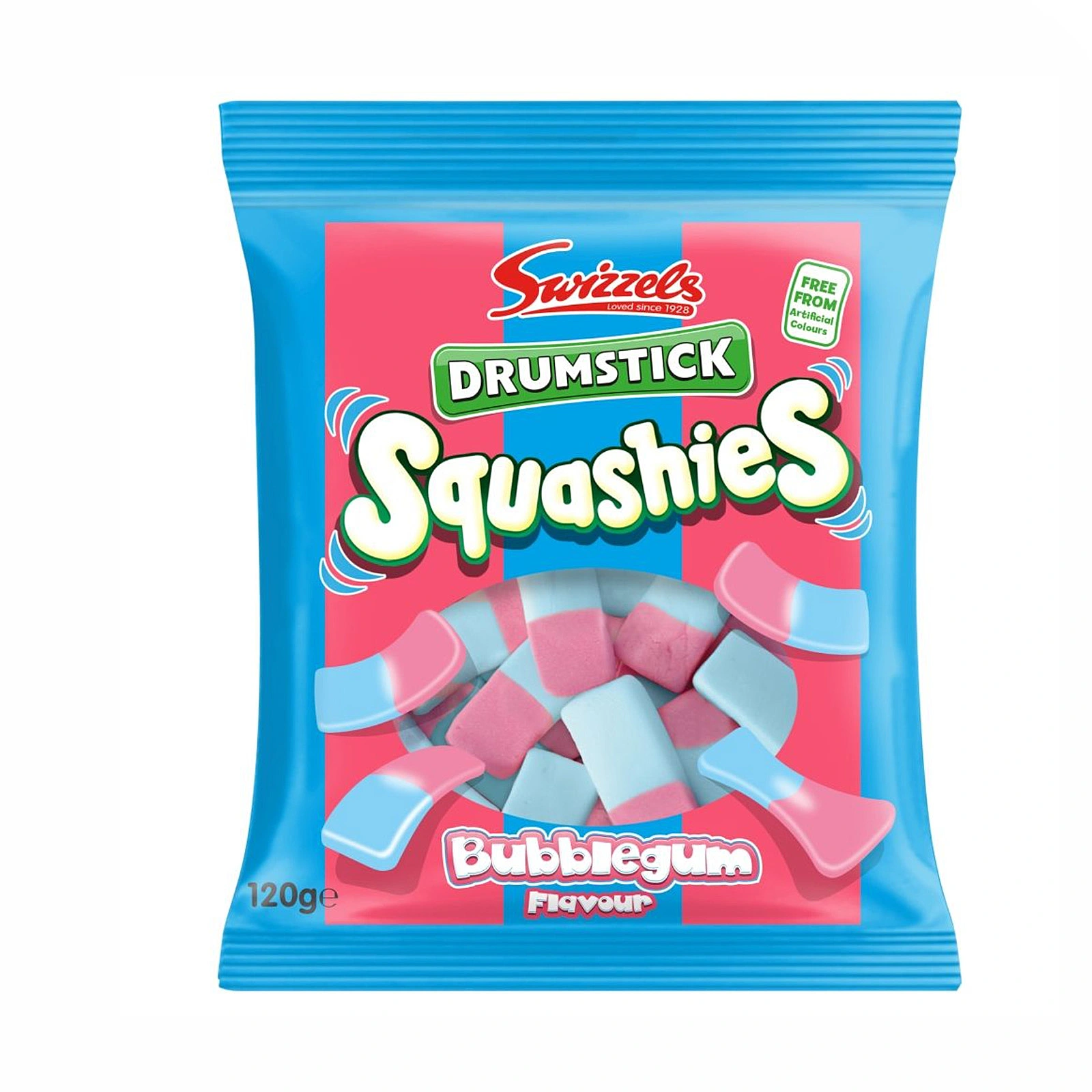 Swizzels Drumstick Squashies Bubblegum, 120g