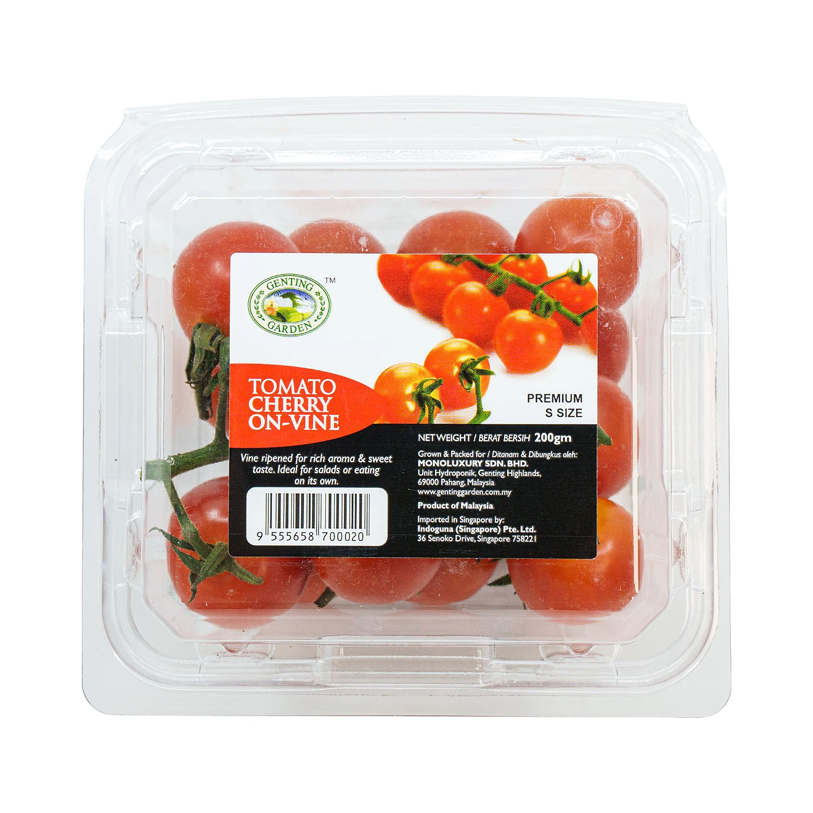 Cherry Tomato On Vine Malaysia 200g