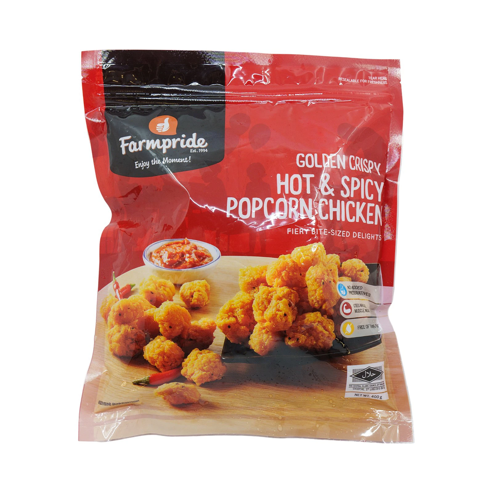 Farmpride Hot & Spicy Popcorn 400g