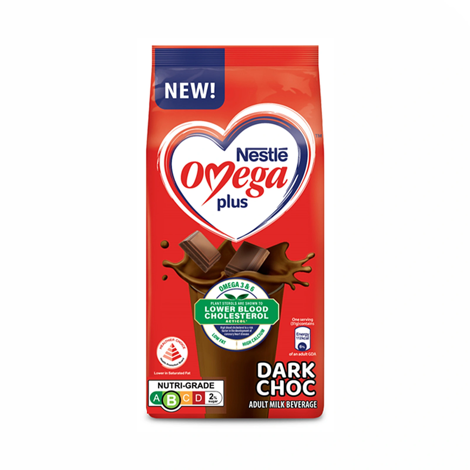 Omega Plus Dark Chocolate, 550g