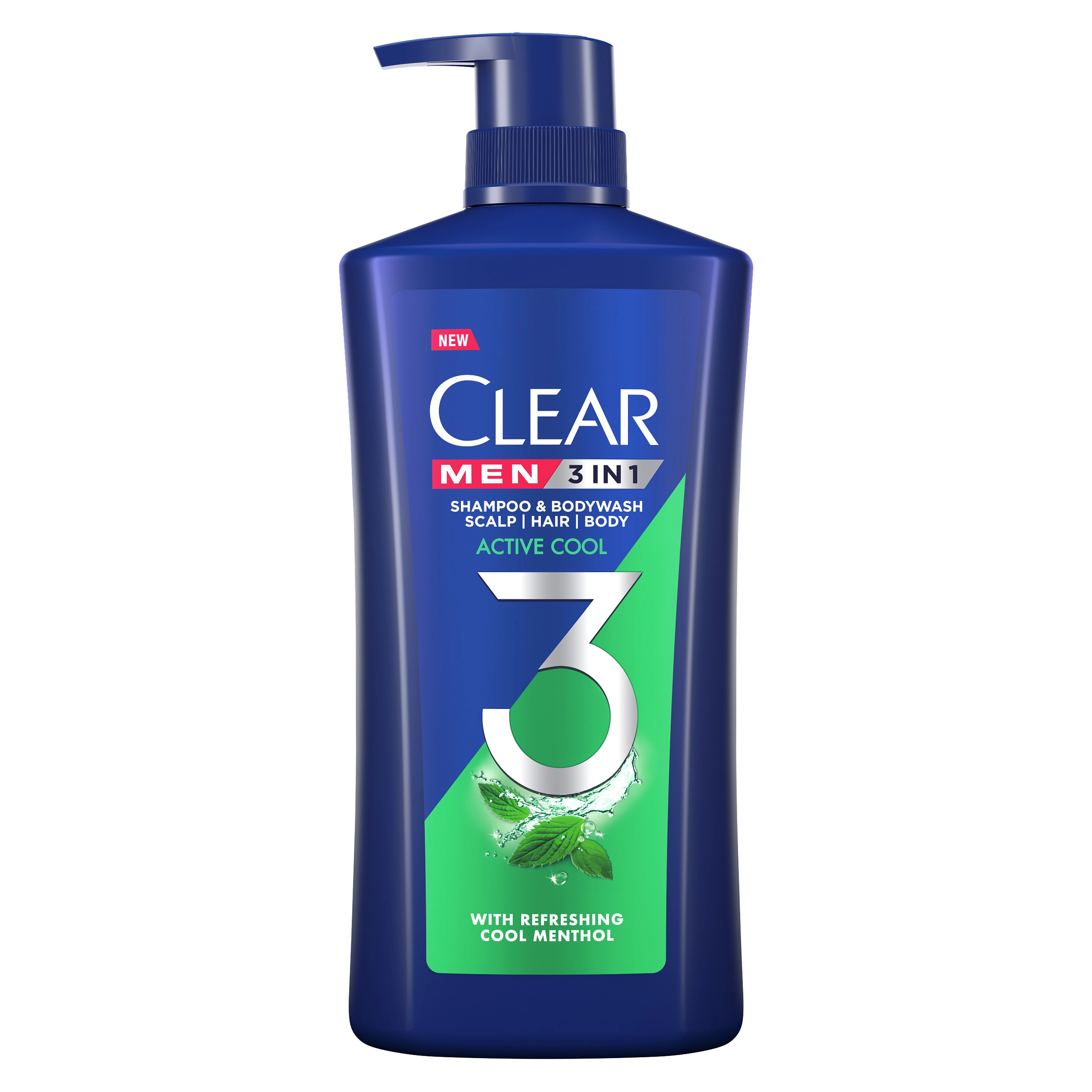 Clear Men 3In1 Ac Cool, 618ml