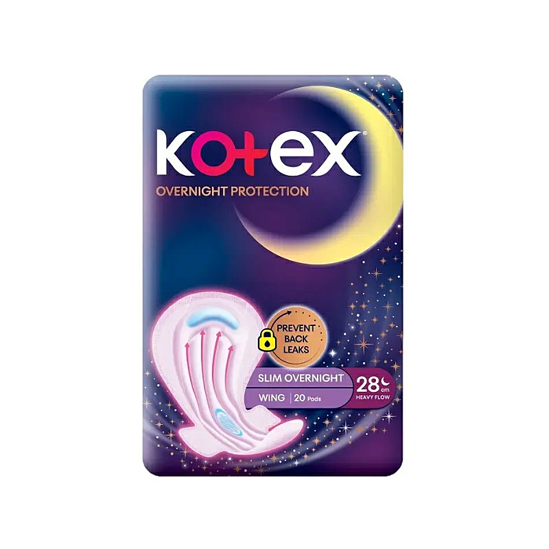 Kotex Soft and Smooth Overnight Wing 28CM 20s