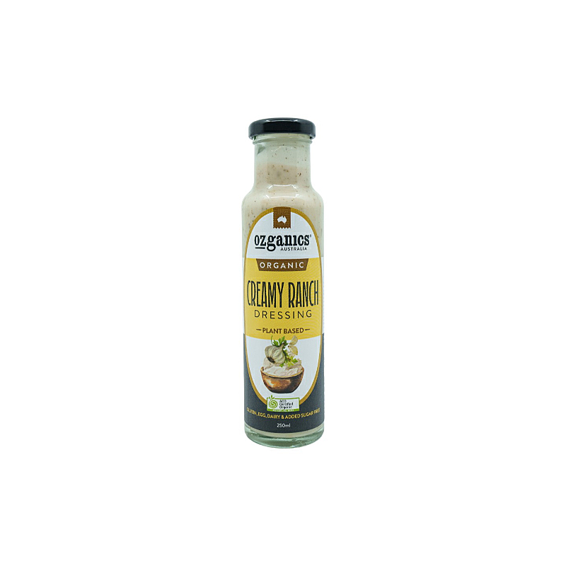 Ozganics Organic Creamy Ranch Dressing, 250ml