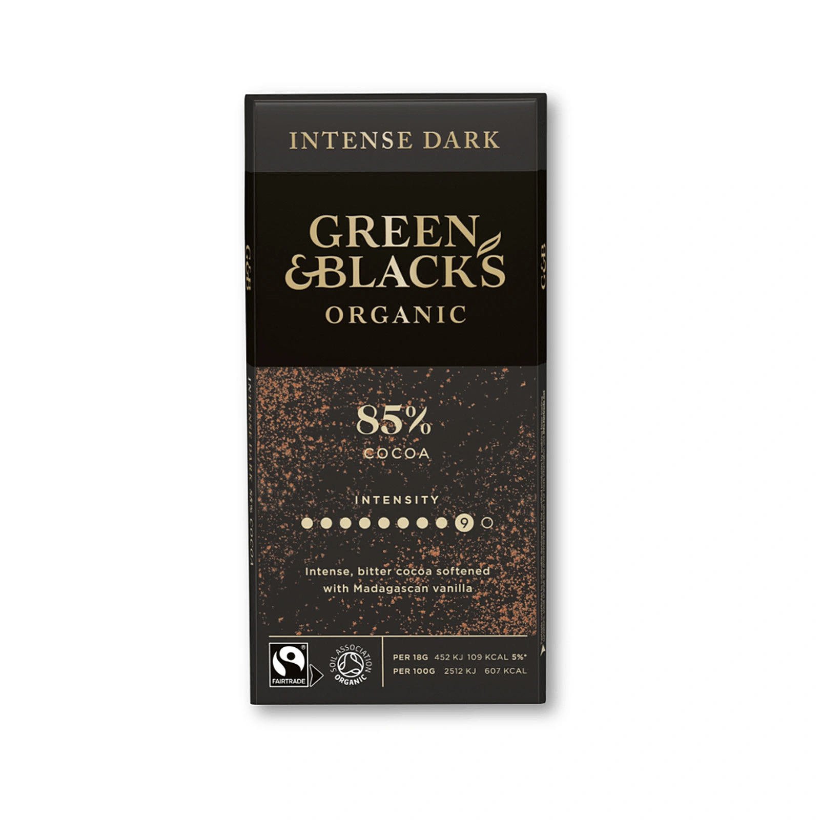 Green & Black's Organic Dark 85% Chocolate, 90g
