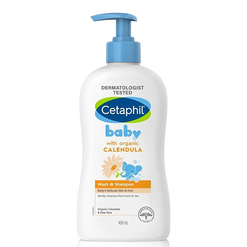 Cetaphil Baby Wash & Shampoo With Calendula 400ML