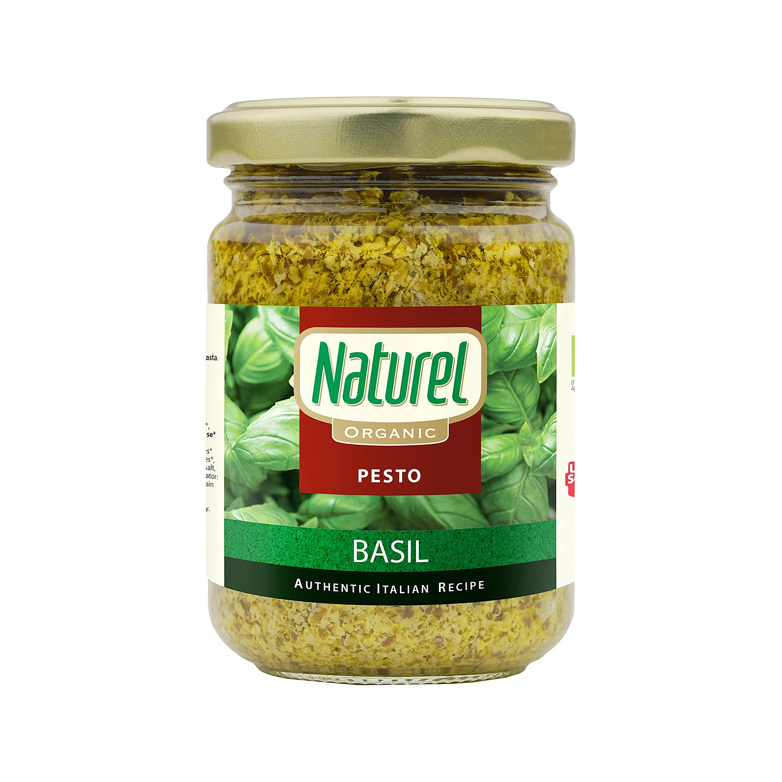 Naturel Organic Basil Pesto, 140g