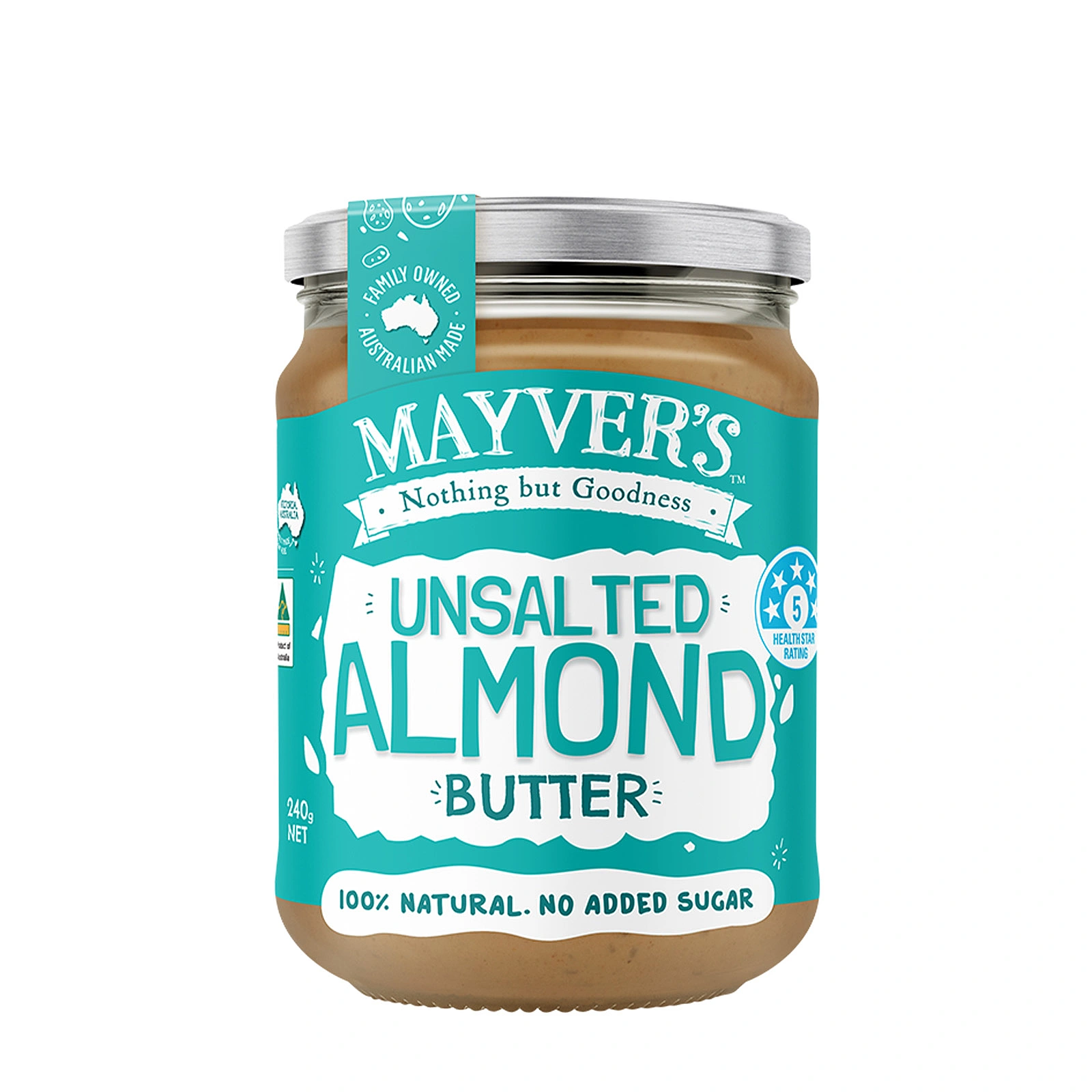 MAYVER'S ALMOND SPREAD  240G