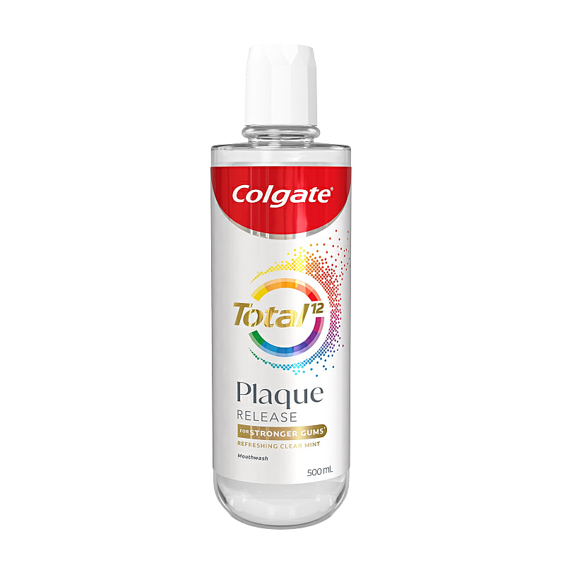 Colgate Total Plaque Release Clearmint Mountwash 500ml