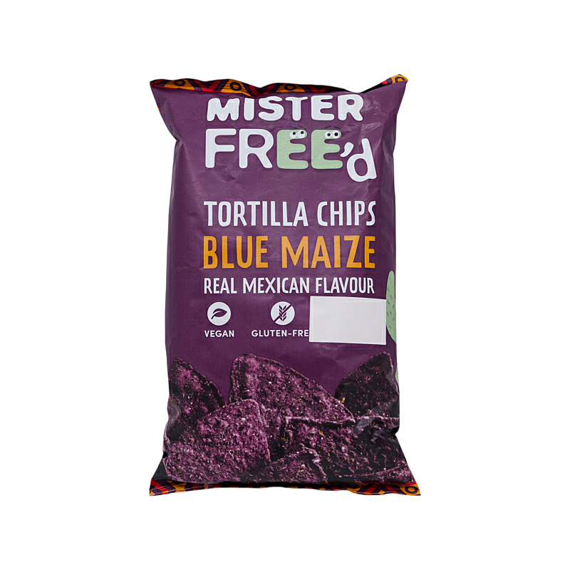 Mister Freed Tortilla Chips With Blue Maize 135g
