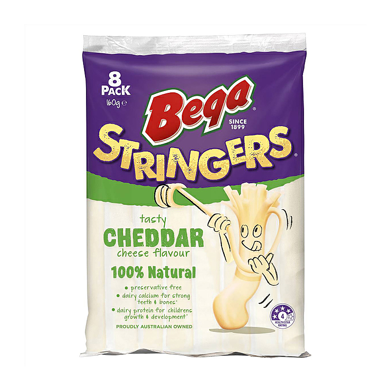 Stringers Cheddar Cheese Flavour 8X20g