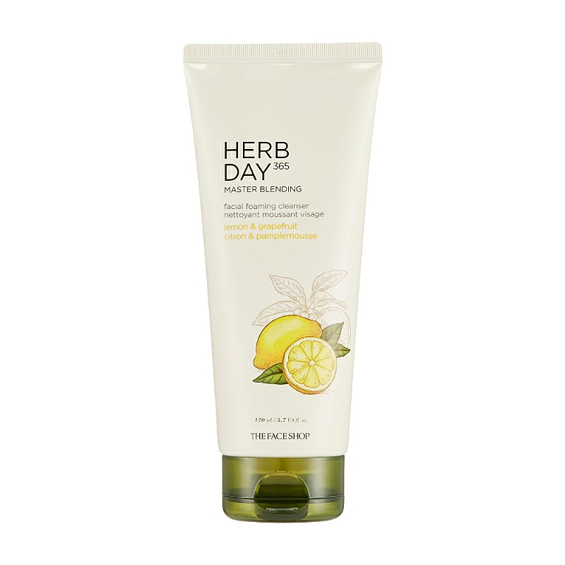 The Face Shop Herb Day 365 Cleanser Lemon 170ml