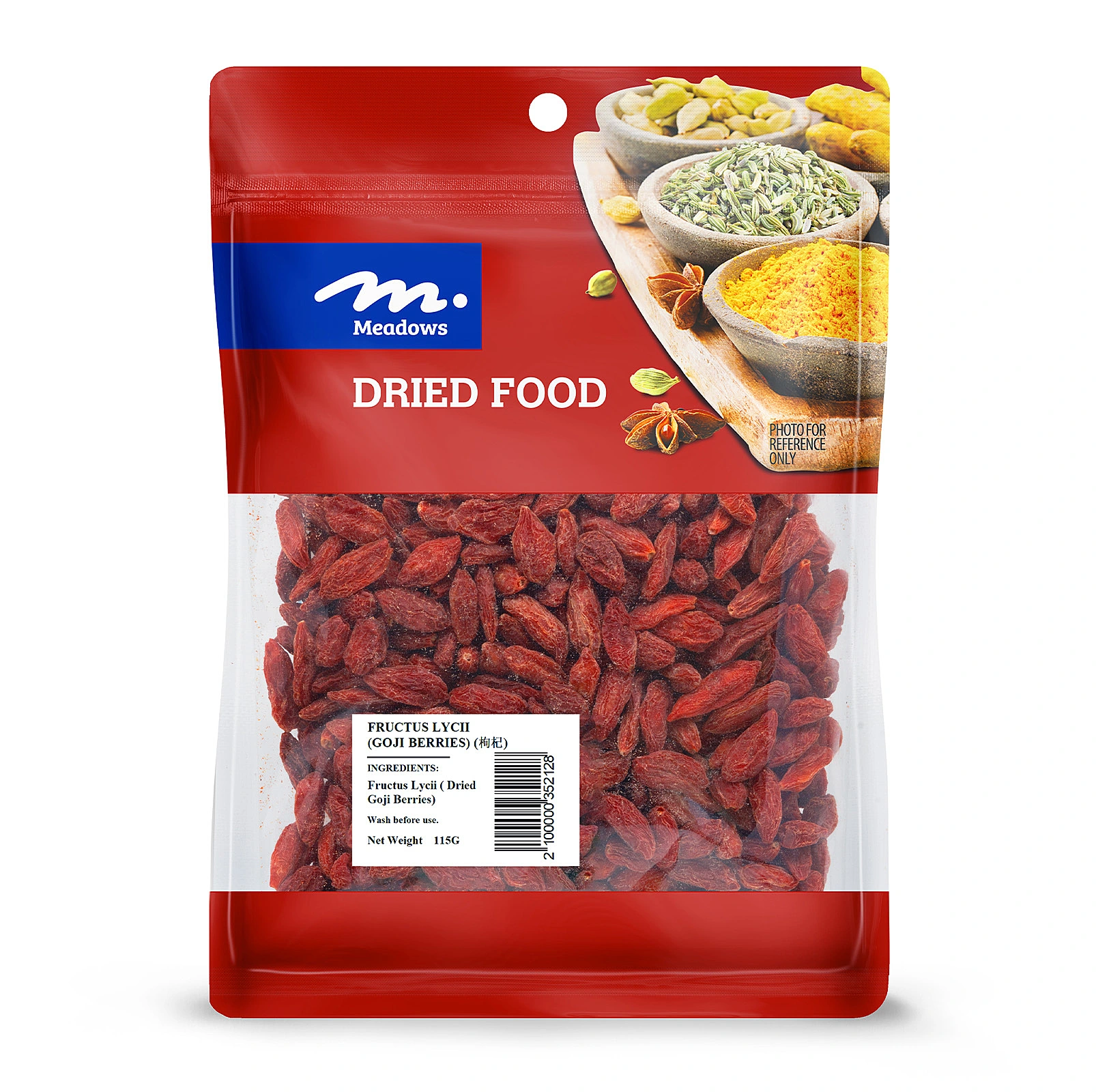 Meadows Fructus Lycii Goji Berry 115g