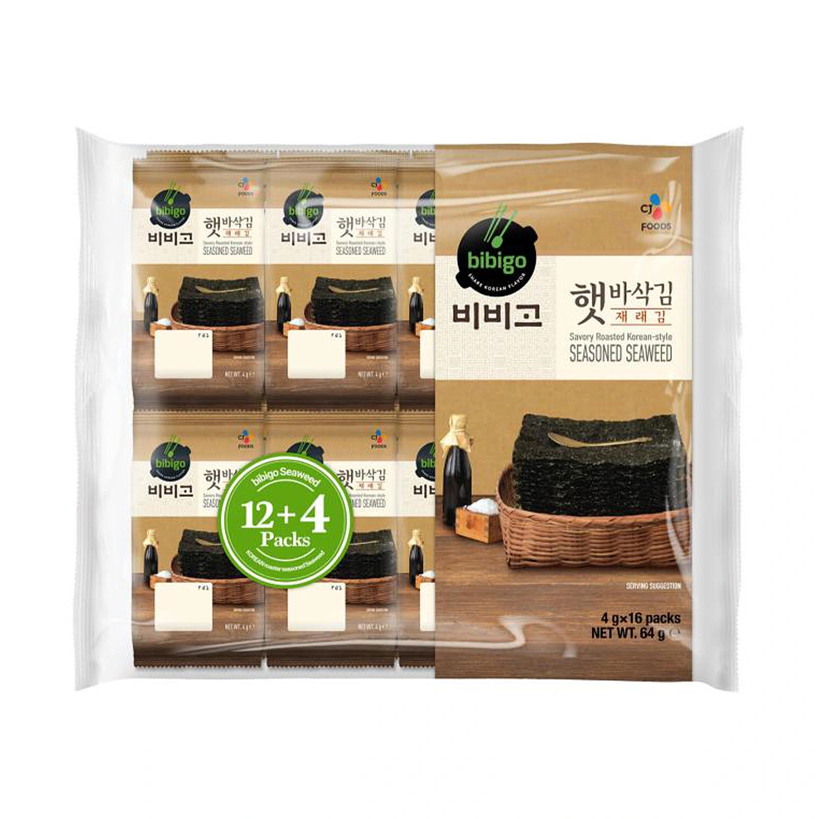 Bibigo Seaweed 16s x 4g