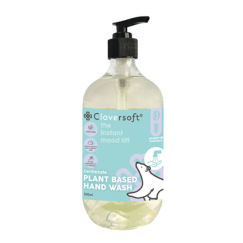 Cloversoft Plant-Based 99.99% Antibacterial Hand Wash Grapefruit & Rosemary 500ml