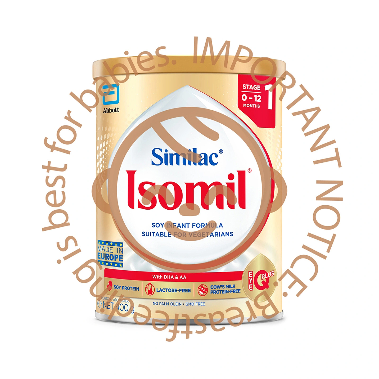 Isomil Soy Infant Formula Milk Powder Stage 1 850g