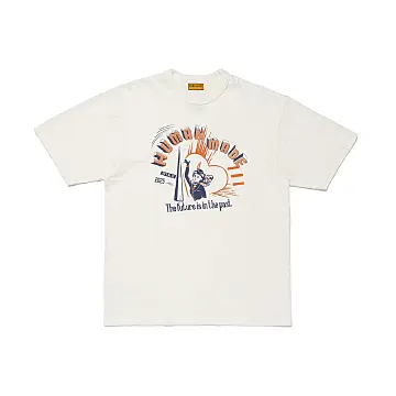 GRAPHIC T-SHIRT HUMAN WHITE L (MADE IN JAPAN)
