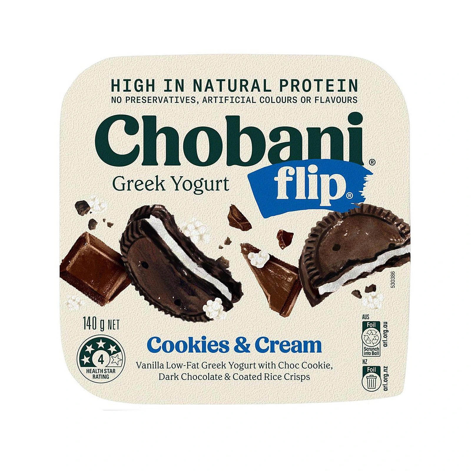 Chobani Cookies & Cream Flip 140g