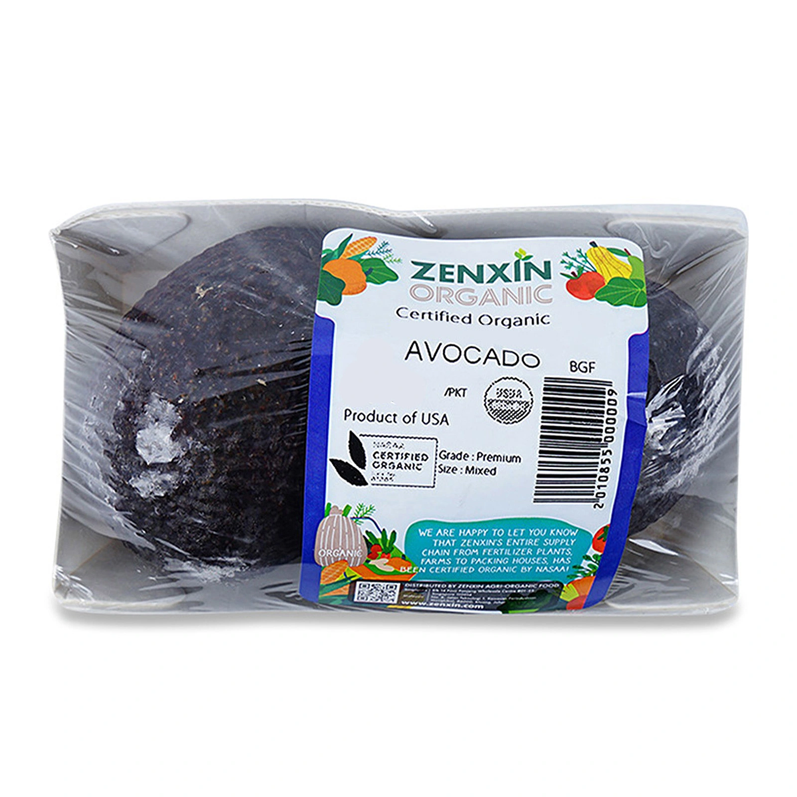HALAL Zenxin Organic Avocado 2s