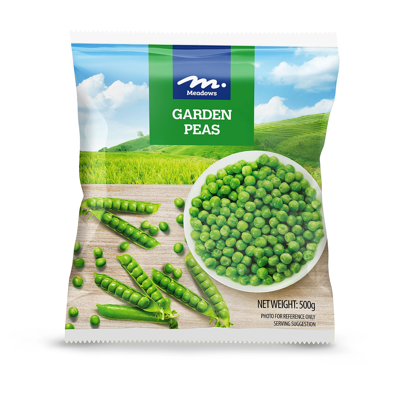 Meadows Frozen Garden Peas 500g