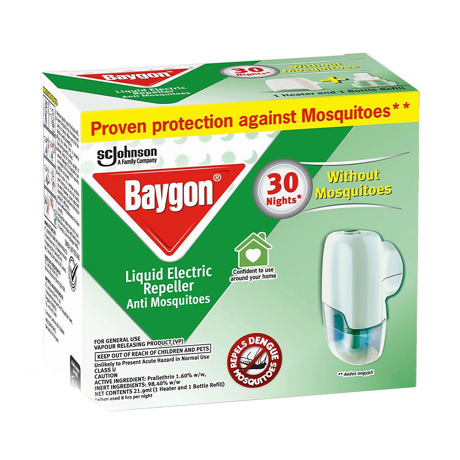 Baygon Electric Mosquito Repeller 21.9ml