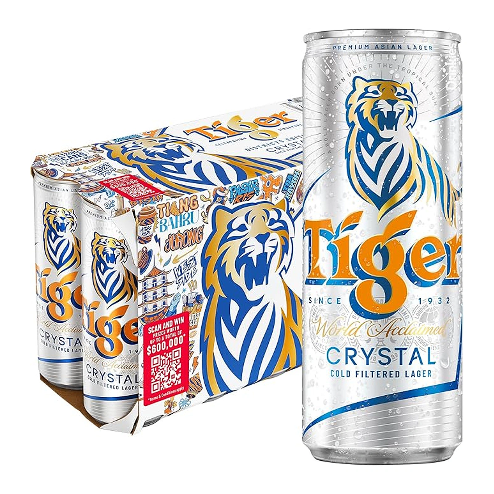 Tiger Crystal Can 10 x 320ml