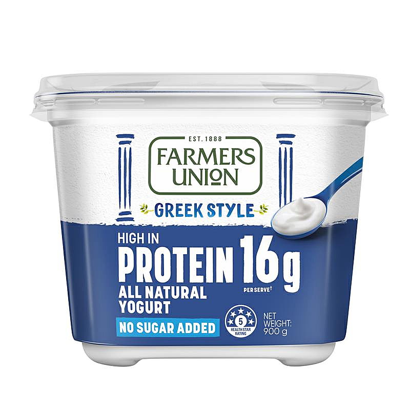 Farmers Union Greek Style 16g Protein Yoghurt 900g