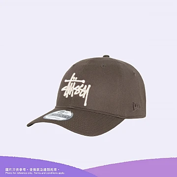STUSSY NEW ERA 9TWENTY BASIC STRAPBACK - WALNUT
